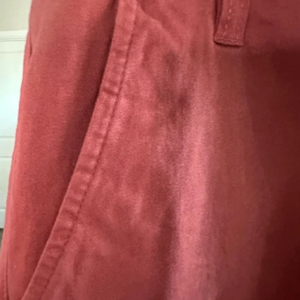 NWT Tailor Vintage Men’s Canyon Red Flat Front Casual Chino Pants - Size 38x34